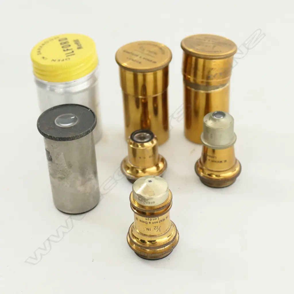 W. WATSON & SONS 313 HIGH HOLBORN, LONDON 'PRAXIS' MICROSCOPE No.15947 c.1914 IN MAHOG BOX Image 1++